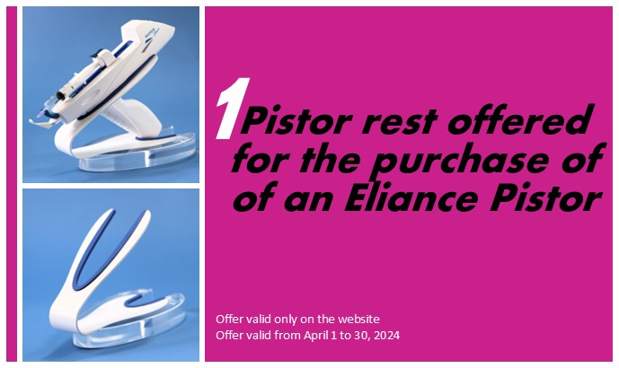 Free Pistor rest with the purchase of an Eliance Pistor